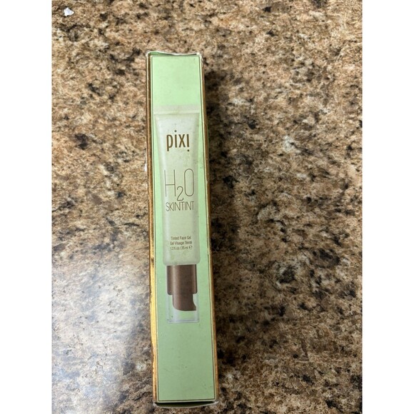 PIXI by Petra H2O Skintint Foundation Tinted Face Gel Cocoa 1.2 fl Oz NEW - Picture 3 of 3